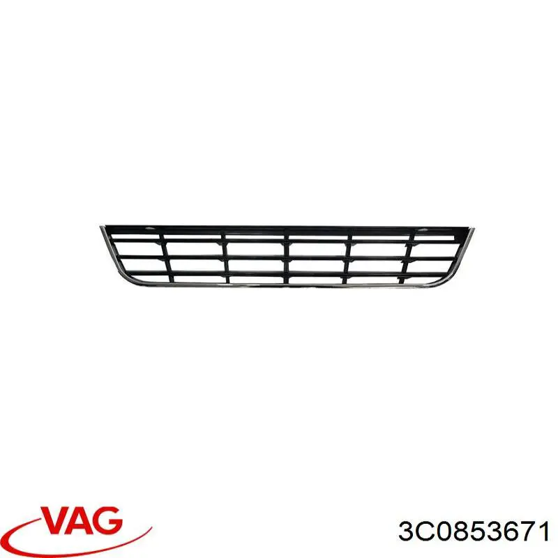 Comprar 3C0853671 VAG Rejilla central del parachoques delantero