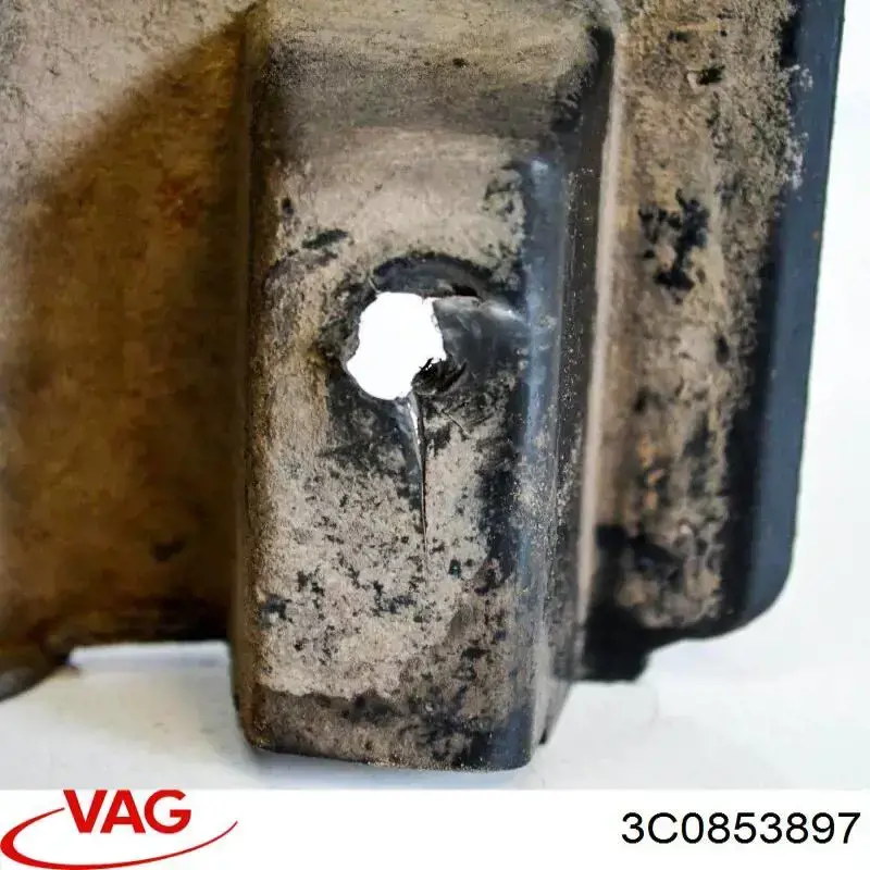 Moldura de umbral exterior izquierda 3C0853897 VAG