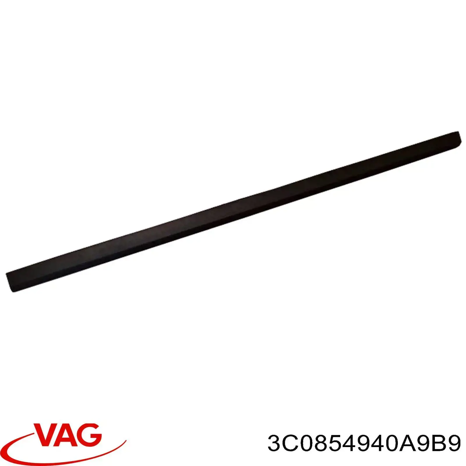 Comprar 3C0854940A9B9 VAG Moldura de la puerta delantera derecha