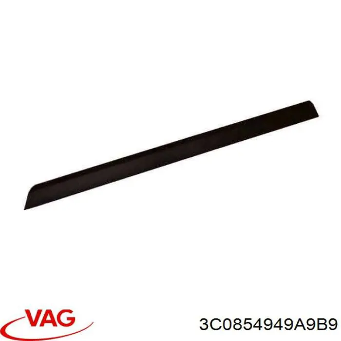 Embellecedor de puerta trasera izquierda VAG 3C0854949A9B9 precio, desde 17,80 EUR
