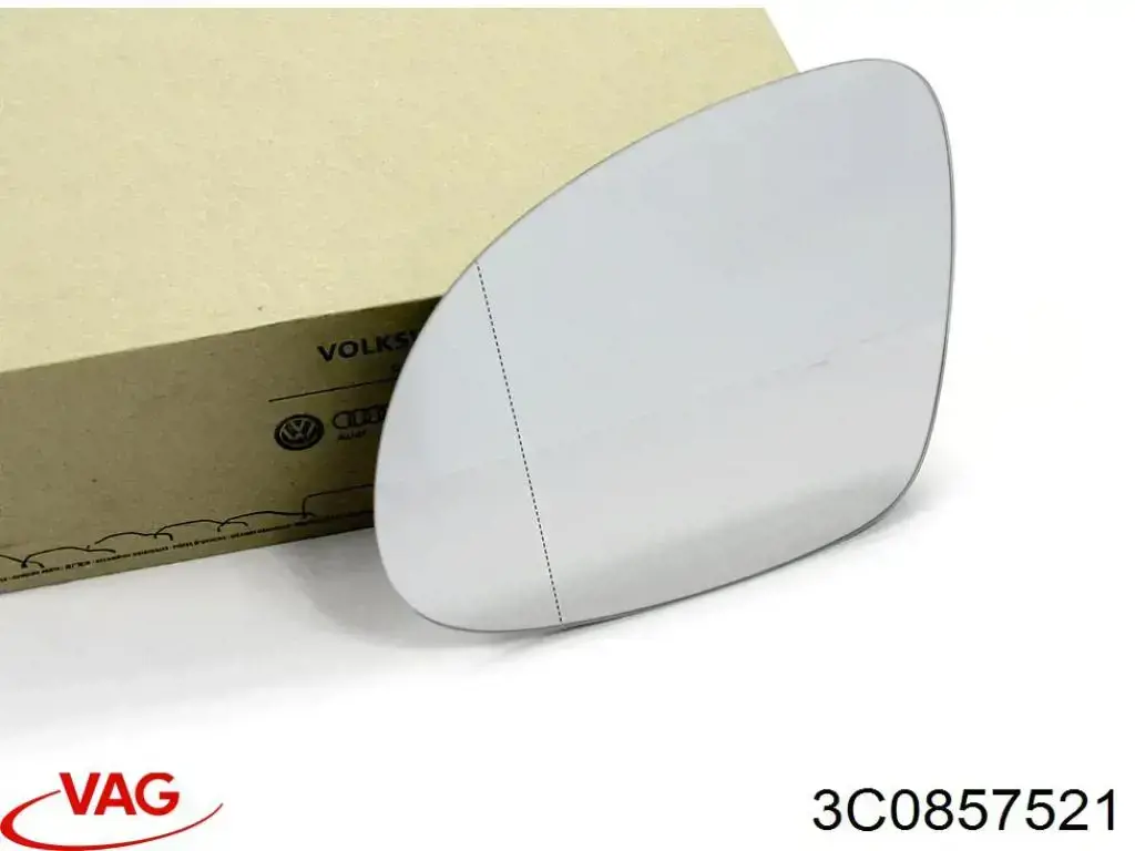 Comprar 3C0857521 VAG Cristal de espejo retrovisor exterior izquierdo
