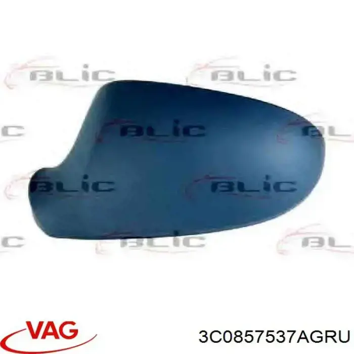 Cubierta del retrovisor del conductor VAG 3C0857537AGRU