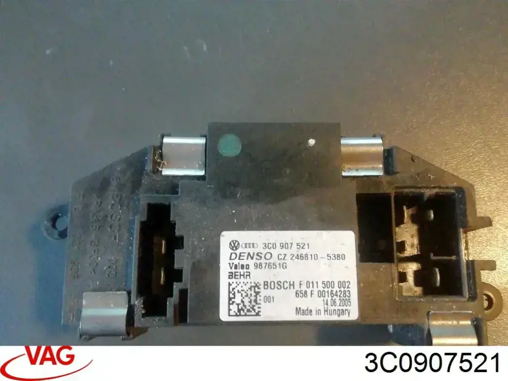 Resistencia de Ventilador VAG 3C0907521 precio, desde 37,75 EUR