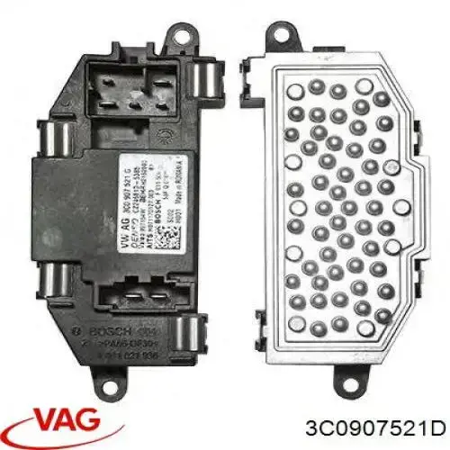 Resistencia de calefacción 3C0907521D VAG