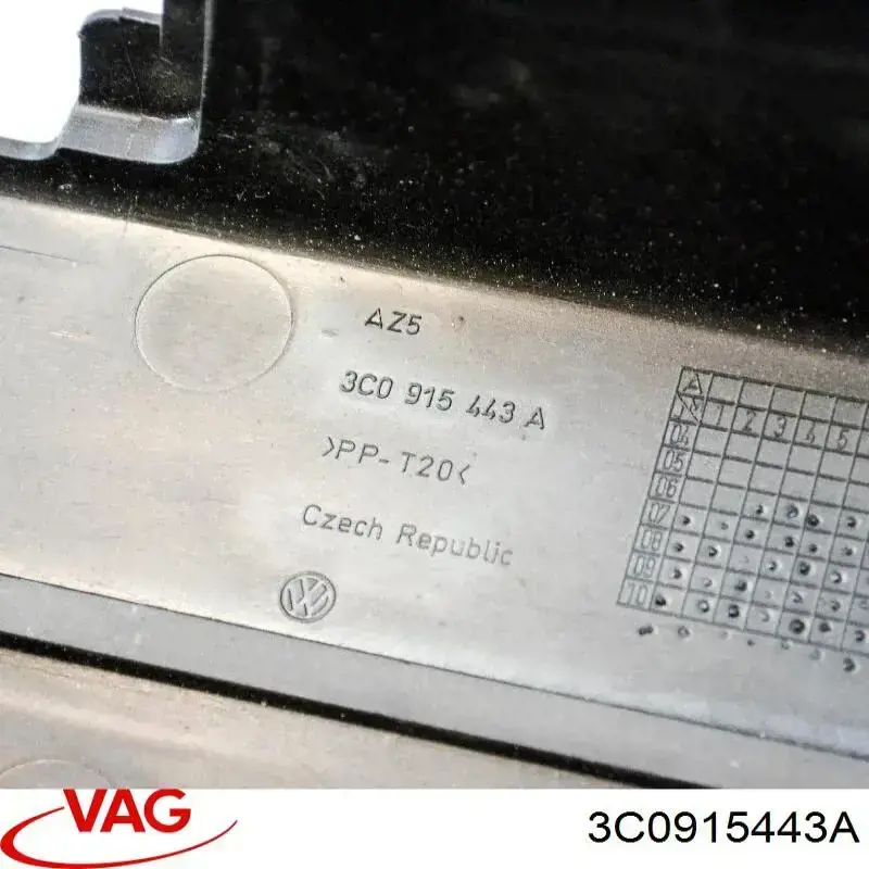 Tapa de la batería 3C0915443A VAG