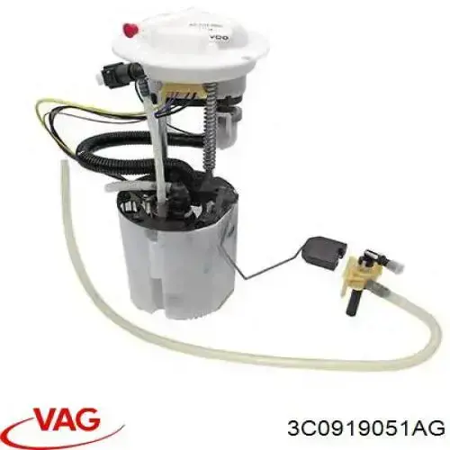 3C8919051D VAG Módulo de alimentación de combustible
