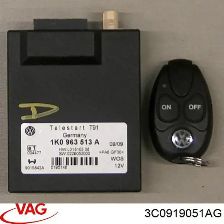 Módulo alimentación de combustible  VAG 3C8919051D precio, desde 207,90 EUR