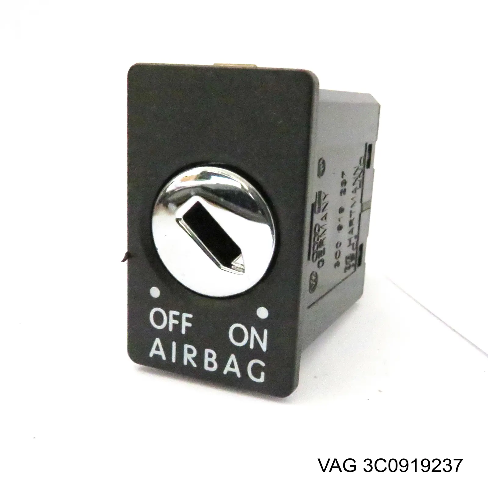 Interruptor de desactivación del airbag del pasajero 3C0919237 VAG