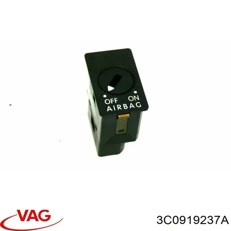 Interruptor de desactivación del airbag del pasajero VAG 3C0919237A precio, desde 49,37 EUR
