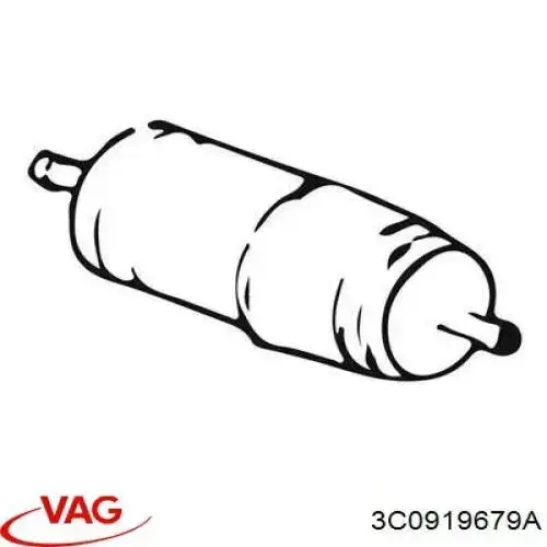 Caja, filtro de combustible Volkswagen Passat 362