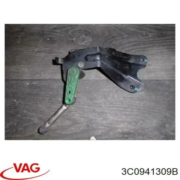 Sensor de nivel de carrocería trasero izquierdo VAG 3C0941309B