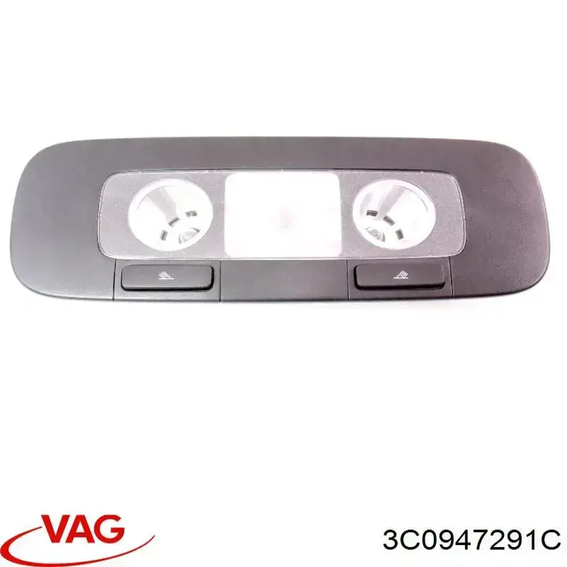 3C0947291C VAG Luz de cabina trasera