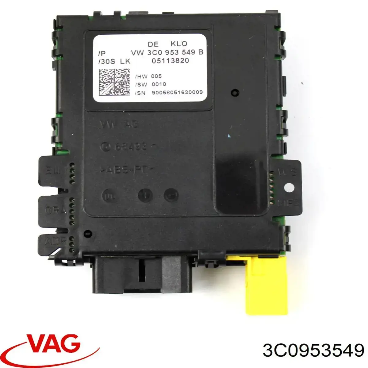 3C0953549 VAG Módulo de control de interruptores de la columna de dirección