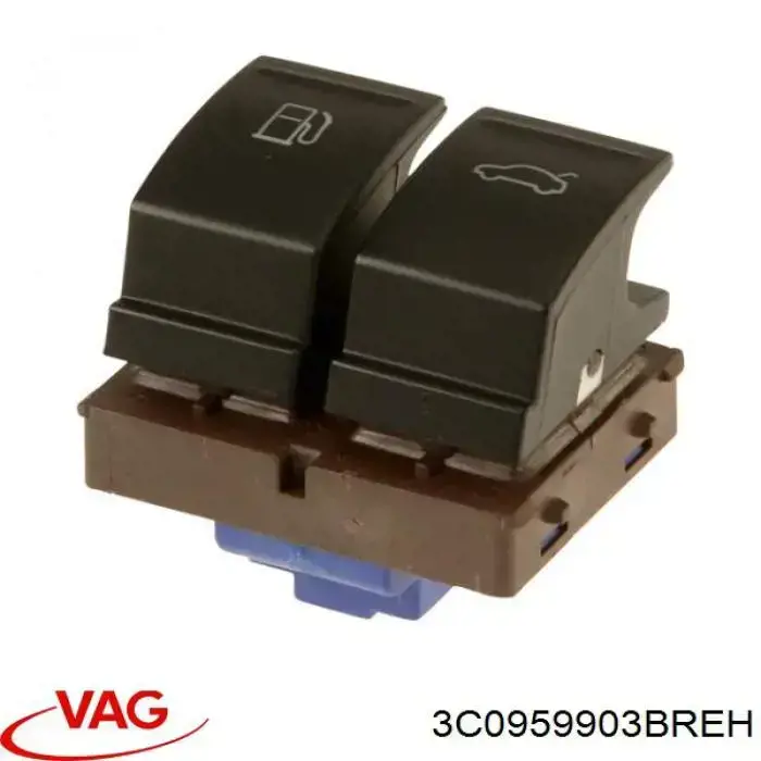 3C0959903BREH VAG boton de accion de bloqueo de la tapa maletero (3/5 puertas traseras)