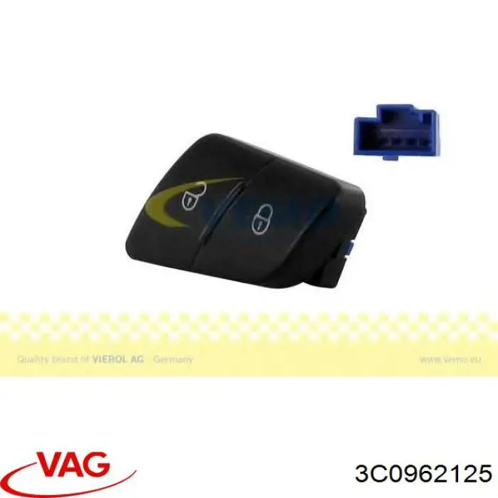 Interruptor de cierre centralizado VAG 3C0962125