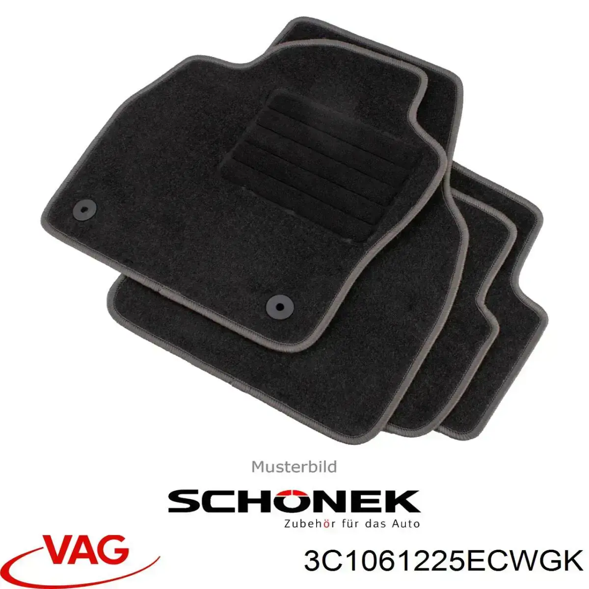 Alfombrillas de coche VAG 3C1061225ECWGK precio, desde 168,11 EUR