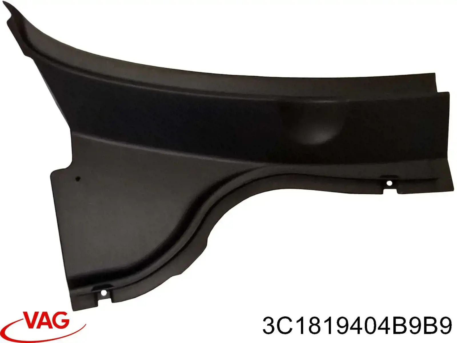 Comprar 3C1819404A9B9 VAG Rejilla derecha de limpiaparabrisas