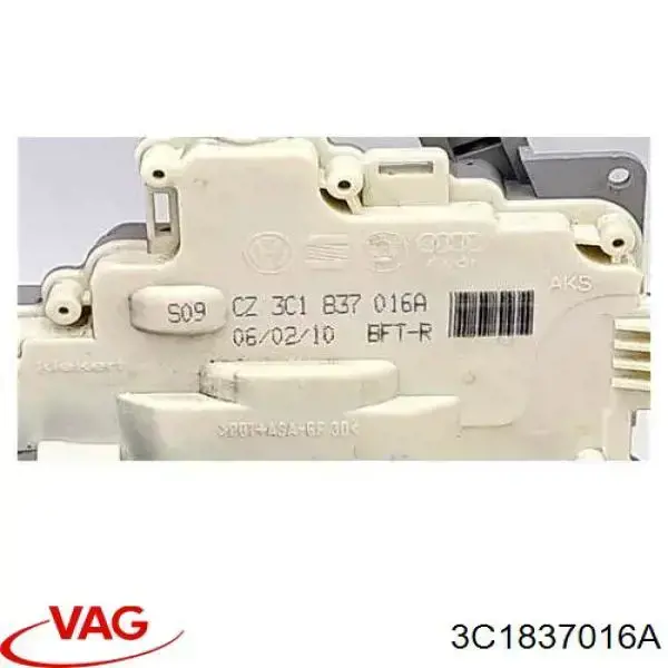 3C1837016A VAG Cerradura de puerta delantera derecha