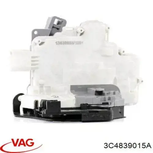 Cerradura de puerta trasera izquierda 3C4839015A VAG