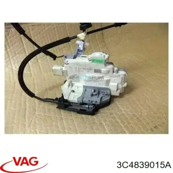 3C4839015A VAG Cerradura de puerta trasera izquierda