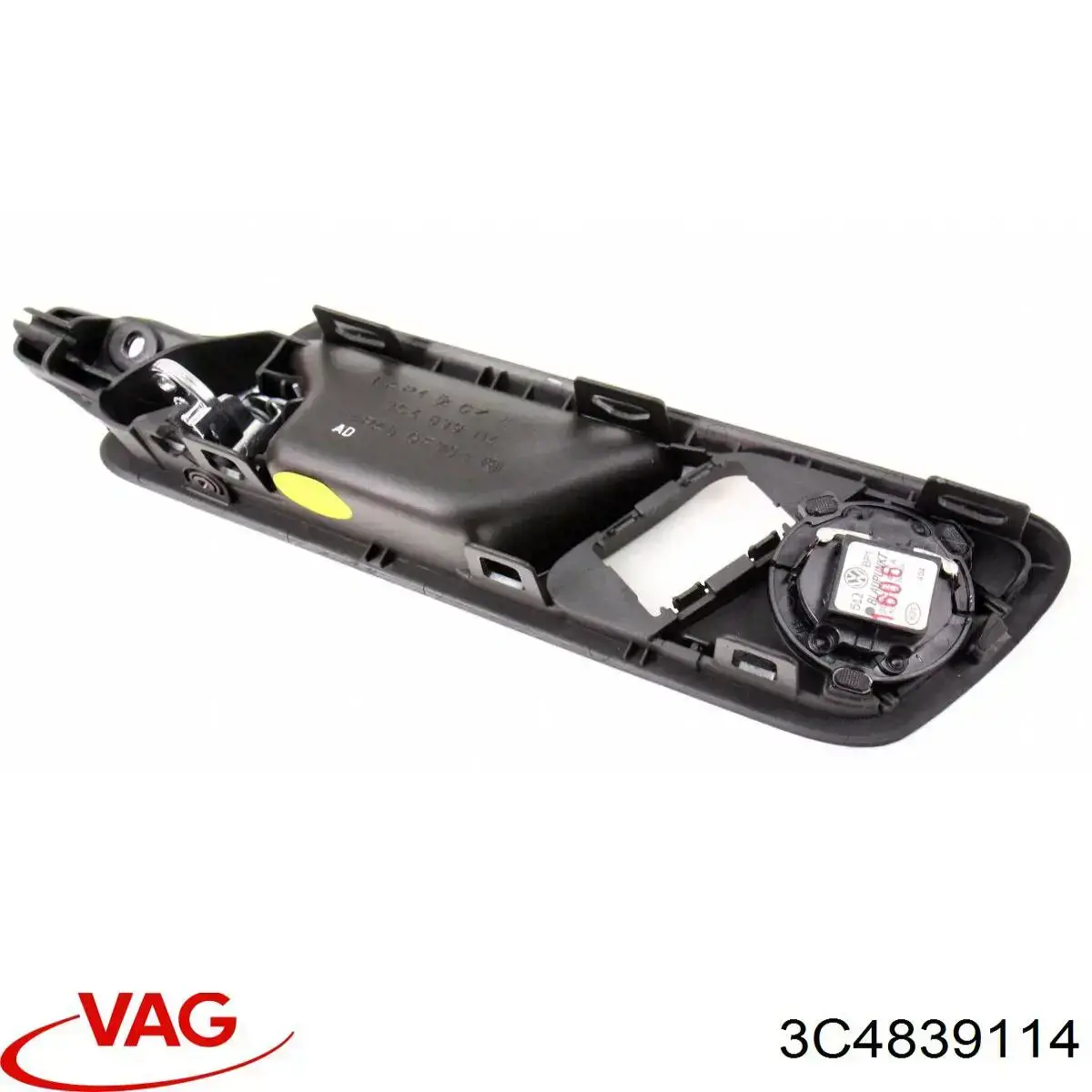 Manija interior derecha de puerta trasera VAG 3C4839114 precio, desde 26,14 EUR