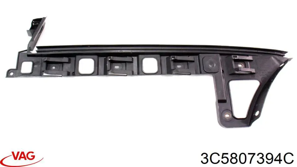 Soporte de parachoques trasero exterior derecho para Volkswagen Passat (B6, 3C2)