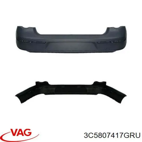 Paragolpes VAG 3C5807417GRU precio, desde 101,59 EUR