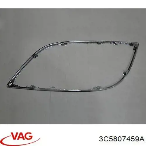 Moldura de parachoques trasero izquierdo VAG 3C5807459A2ZZ precio, desde 65,89 USD