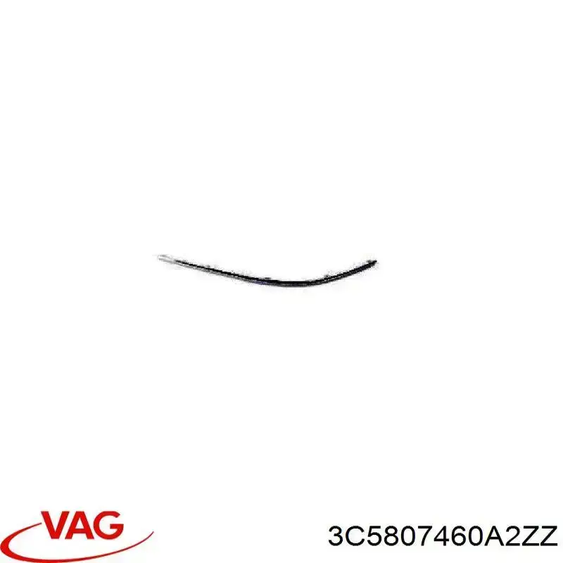 Comprar 3C5807460A2ZZ VAG Moldura de parachoques trasero derecho