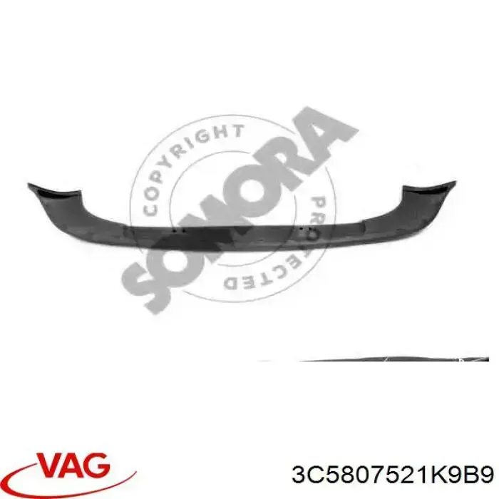 Comprar 3C5807521K9B9 VAG Alerón del parachoques trasero