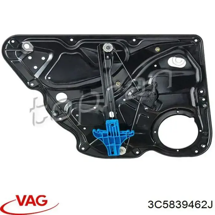 Mecanismo de elevalunas de la puerta trasera derecha VAG 3C5839462J precio, desde 49,11 EUR