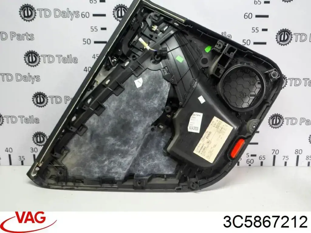 Guarnecido interior de puerta trasera derecha VAG 3C5867212 precio, desde 50,82 EUR
