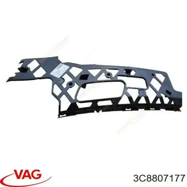 3C8807177 VAG soporte de parachoques delantero izquierdo