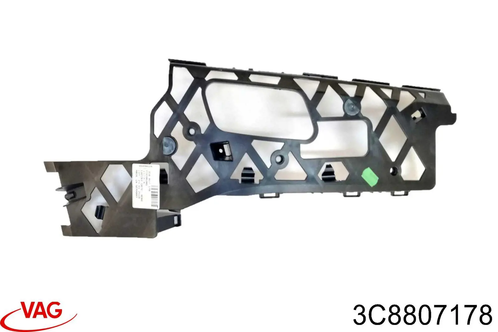 3C8807178 VAG soporte de parachoques delantero derecho