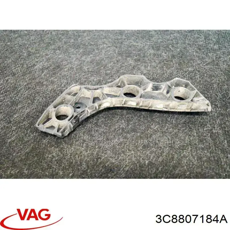 Guía derecha del parachoques delantero VAG 3C8807184A