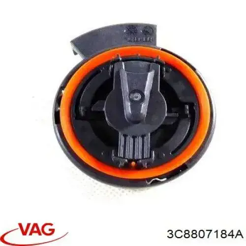 3C8807184A VAG Guía derecha del parachoques delantero