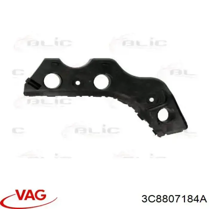 3C8807184A VAG soporte de guía para parachoques delantero, derecho