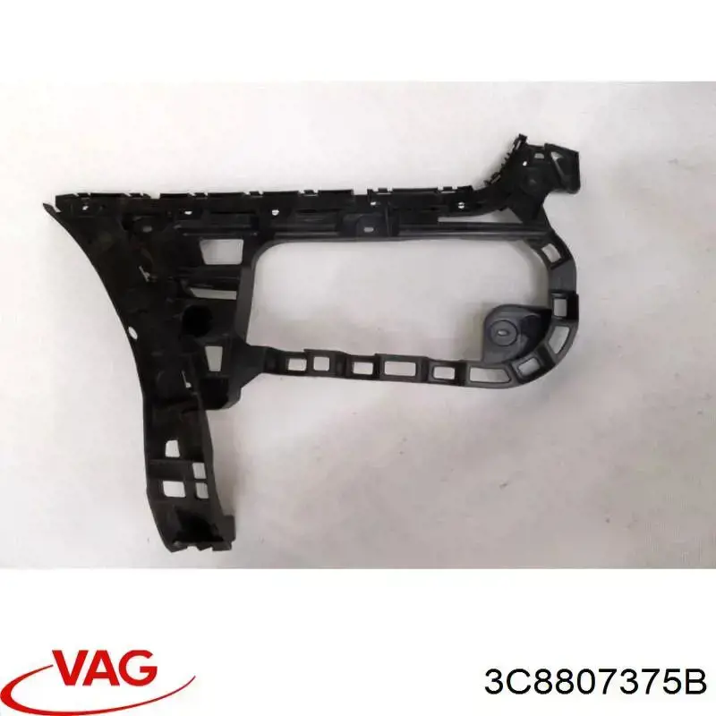 3C8807375B VAG Soporte de paragolpes trasero izquierdo