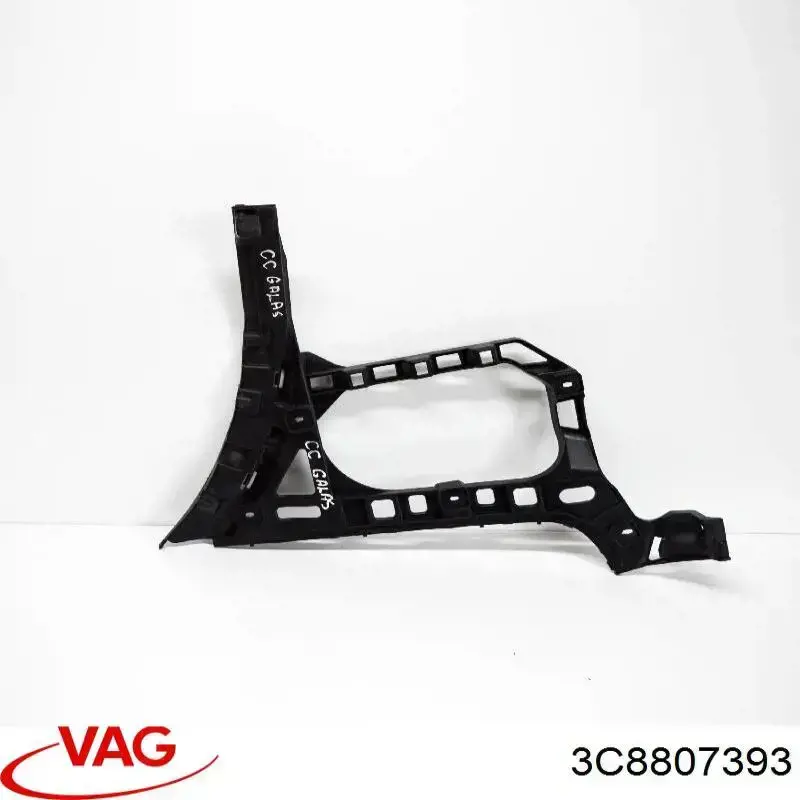 Soporte de paragolpes trasero izquierdo VAG 3C8807393