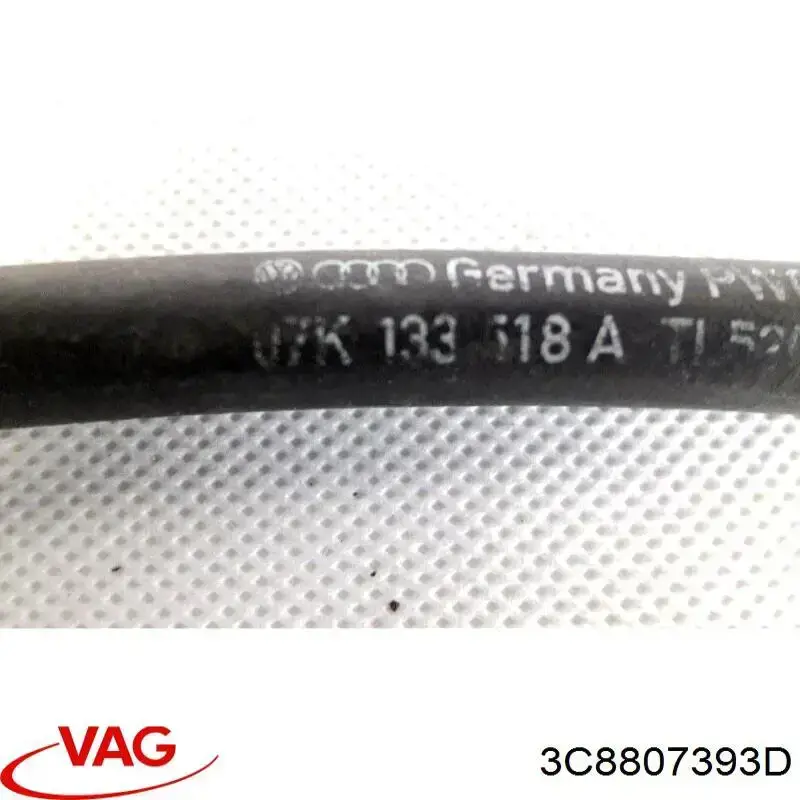Guía izquierda del parachoques trasero VAG 3C8807393D