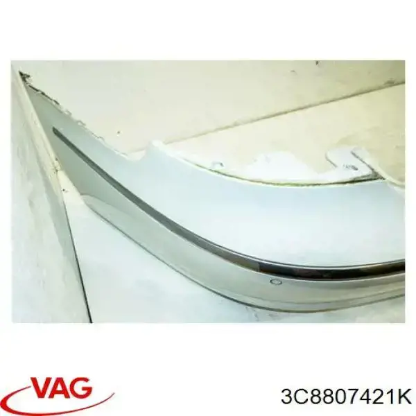 Paragolpes trasero VAG 3C8807421K