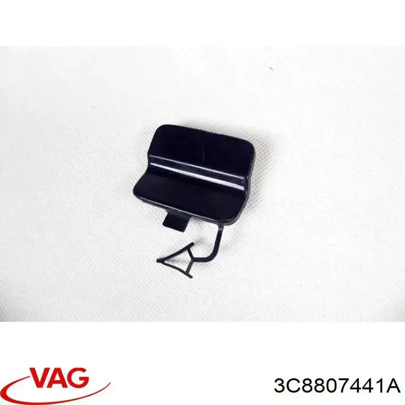 Comprar 3C8807441A VAG Tapa de gancho de remolque trasero del parachoques