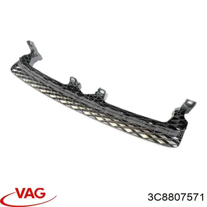 Soporte de guía para parachoques delantero Volkswagen Passat CC (358)