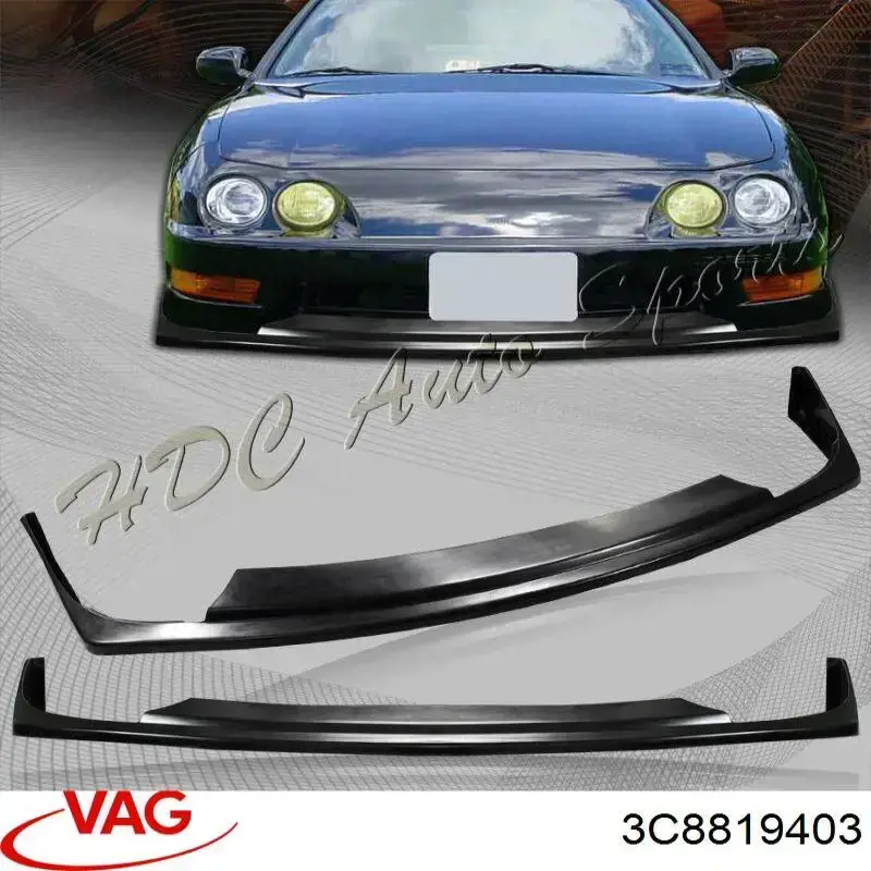 Rejilla izquierda de limpiaparabrisas 3C8819403 VAG