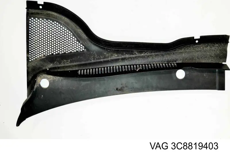 Rejilla izquierda de limpiaparabrisas 3C8819403 VAG