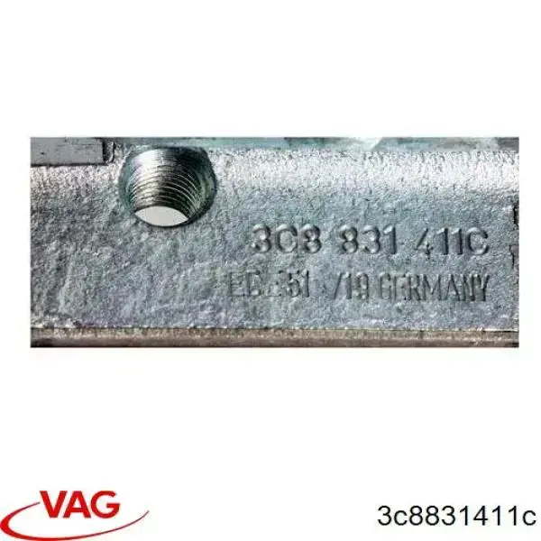 Bisagra de puerta delantera izquierda VAG 3C8831411C