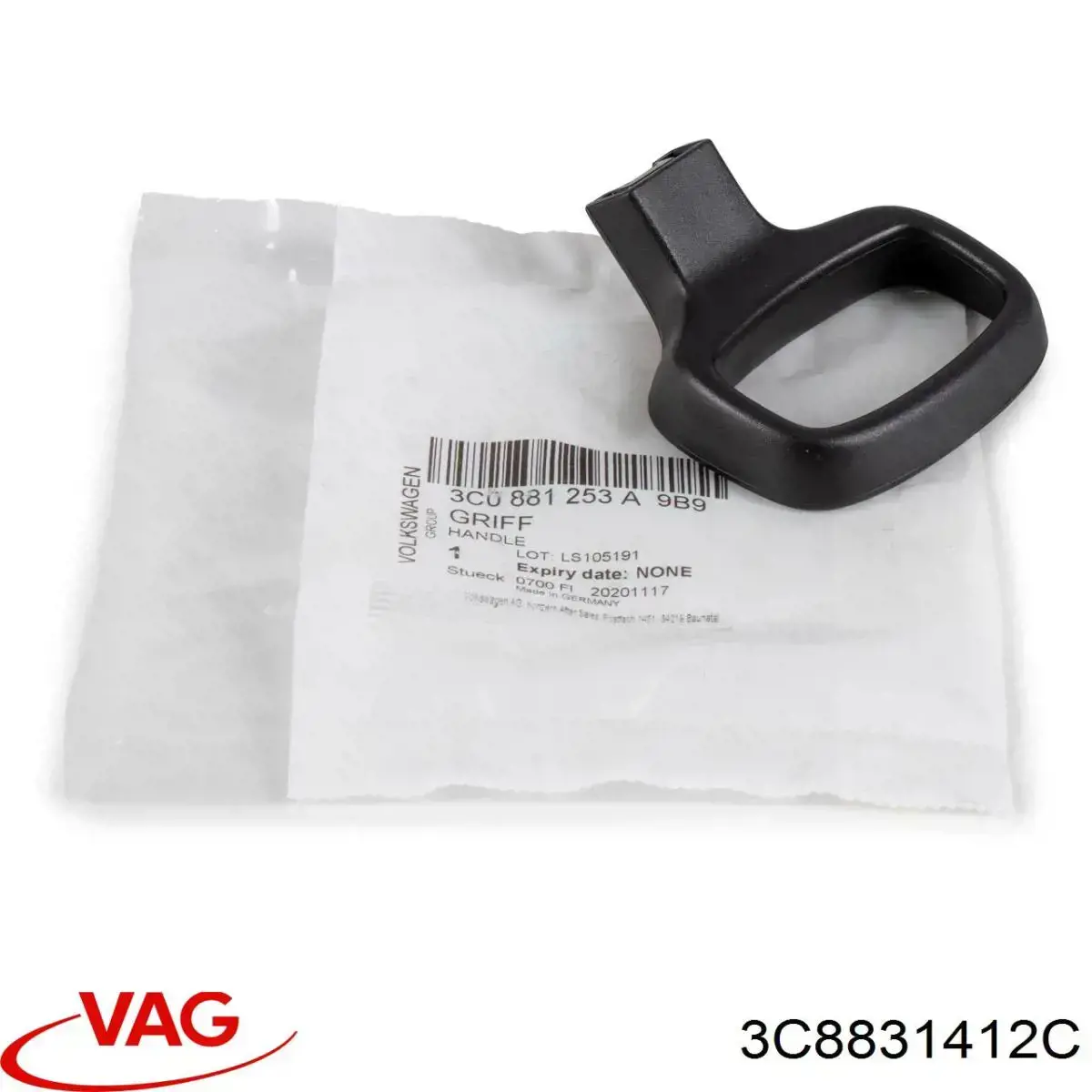 Comprar 3C8831412C VAG Bisagra de la puerta delantera derecha