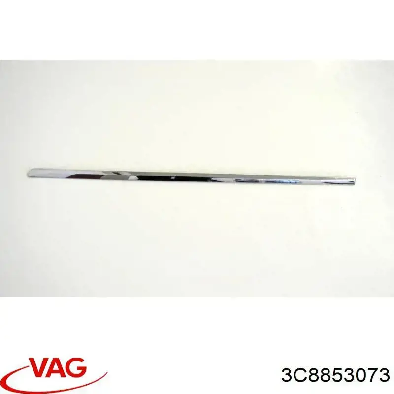 3C8853073 VAG Moldura puerta trasera izquierda