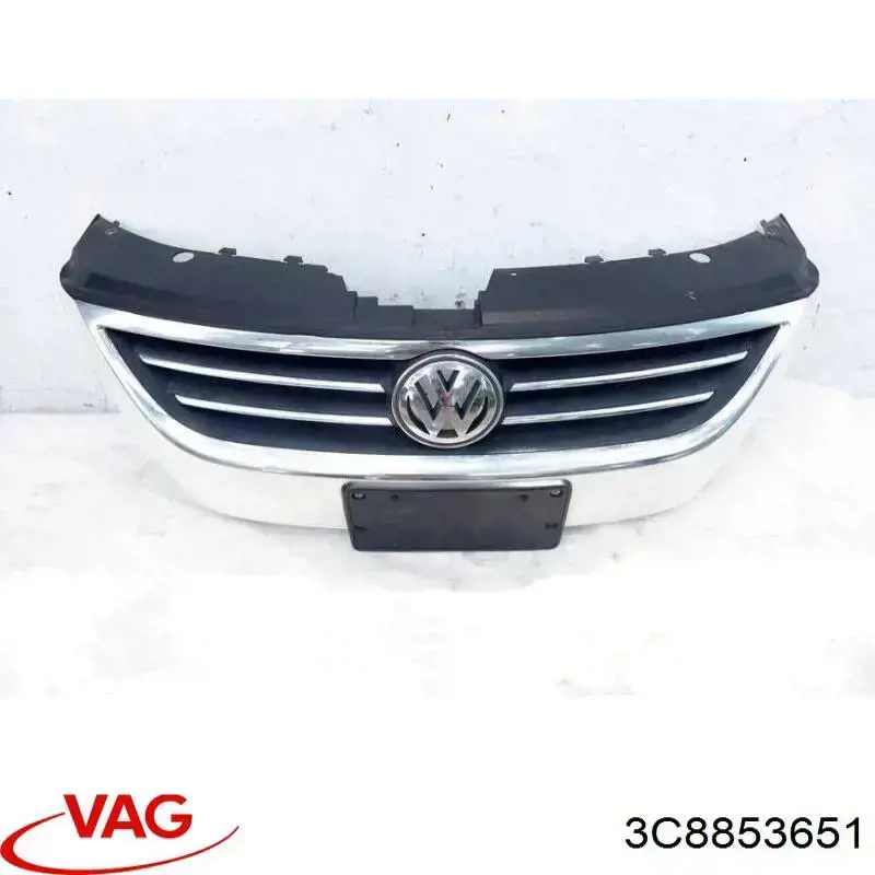 Rejilla delantera VAG 3C8853651 precio, desde 128,31 EUR