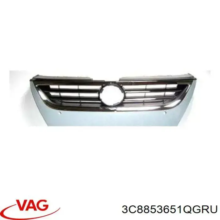 3C8853651QGRU VAG panal de radiador